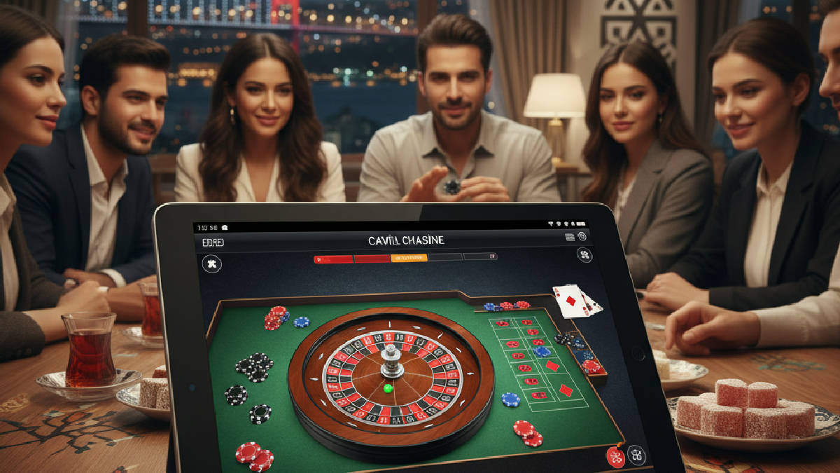 Jetbet canlı casino oyunları üzerinden keyifli vakit geçiren oyuncular.