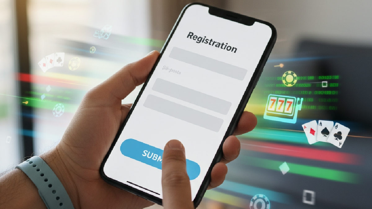 Jetbet mobil uygulamasından kolayca hesap açan bir kullanıcı.